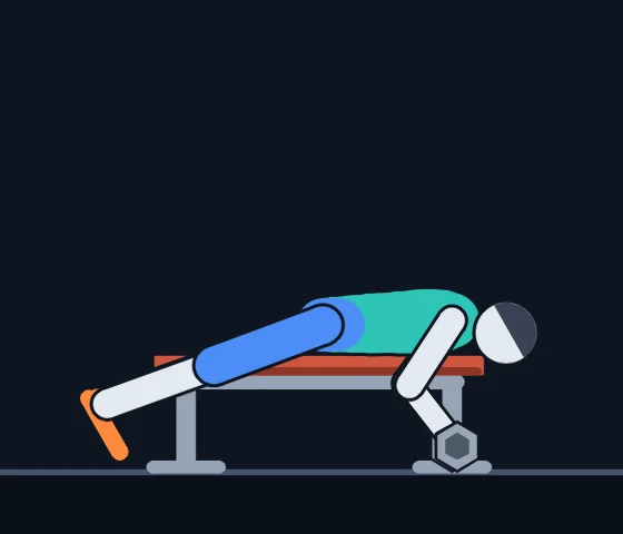 Chest-Supported Row, frame 1 of 3: Coach Cole demonstrating the movement
